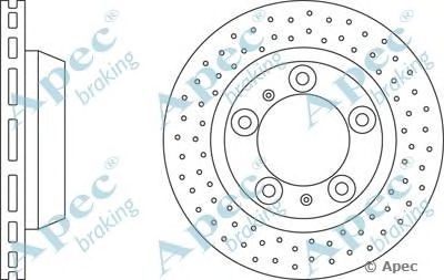 APEC BRAKING dsk2689 -  Тормозной диск